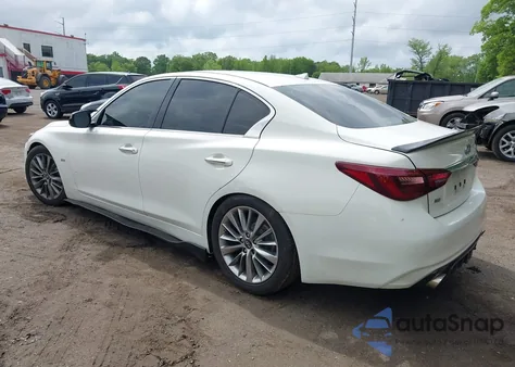 2018 Infiniti Q50 3.0T Luxe from USA, damaged, VIN JN1EV7AR1JM430534